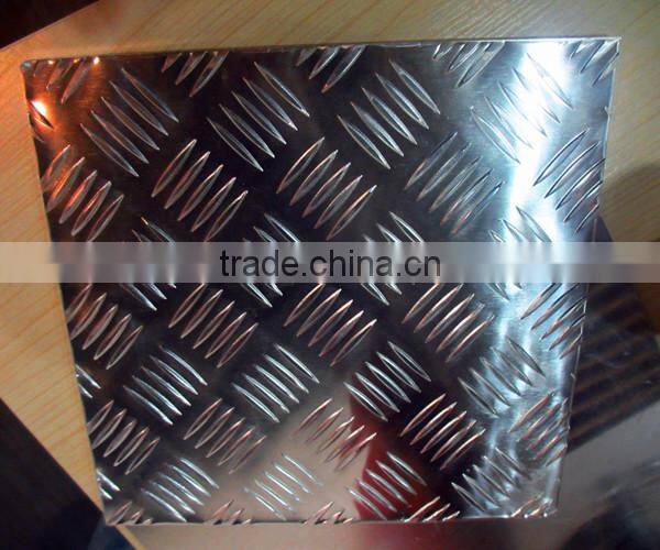 Weight of 5052 5083 embossed aluminum sheet