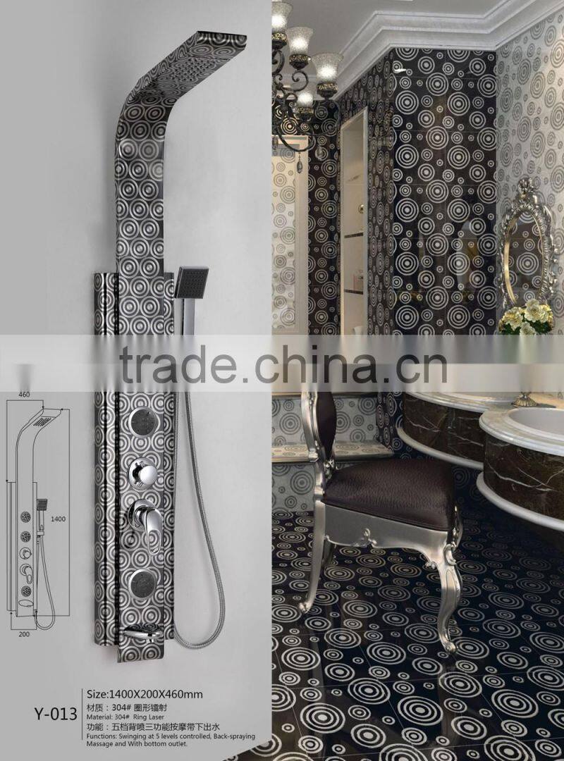 304 S.S wall shower panel Y-013