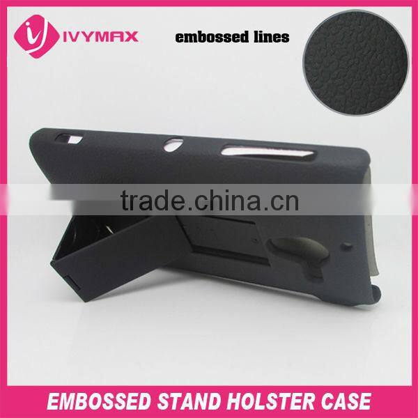 2013 newest wholesale hard pc rubber phone accessories for sony xperia ZL L35H mobile phone