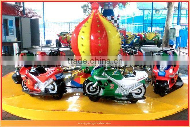 Happy racing!2014 new design motor racing outdoor kids mechanical rides for sale
