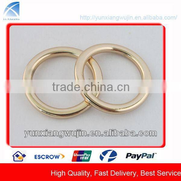 CD7312 Plating Gold Metal Ring for Handbag Accessories