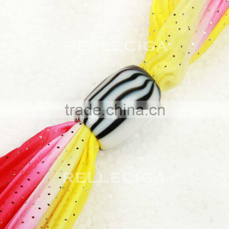 The Epitome of Rainbow - RELLECIGA Rose-Yellow-White Elegant Draped Halter Bikini Set