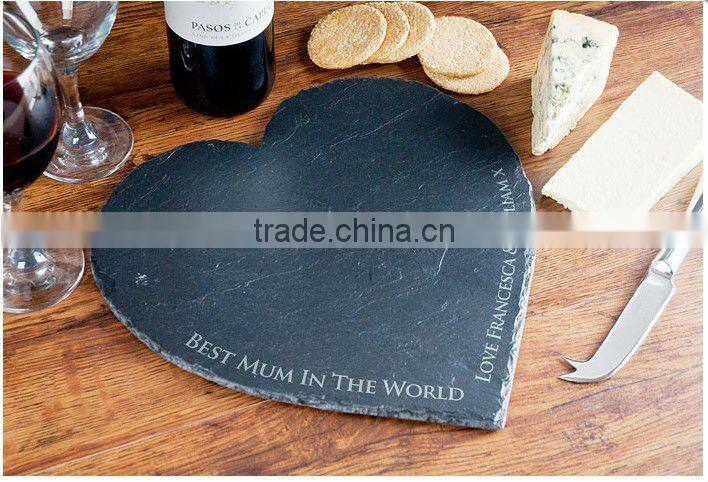 Christmas promotion gifts slate heart wedding heart hang gift