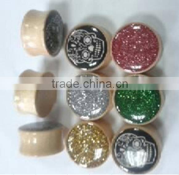 Plug Tunnel Jewelry Wholesale Brass Plug Wooden Ear Plug