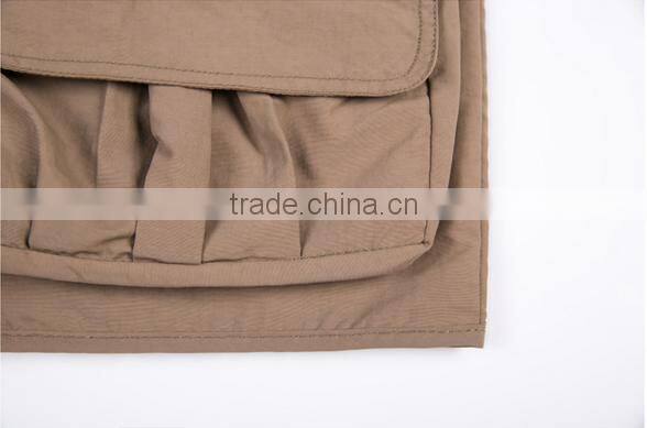 Custom men multi pockets fish vest