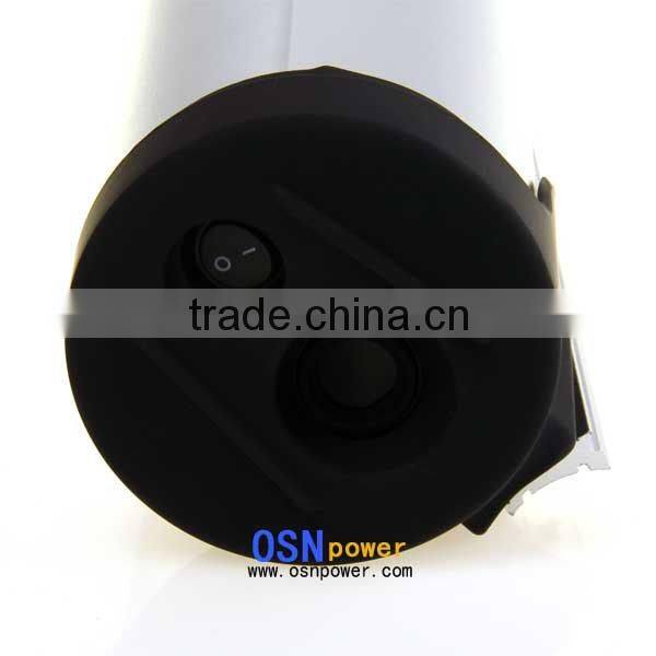 24V 8Ah Inframe-Mounted (Bottle-shape) LiMnO2 Battery Pack for E-bikes