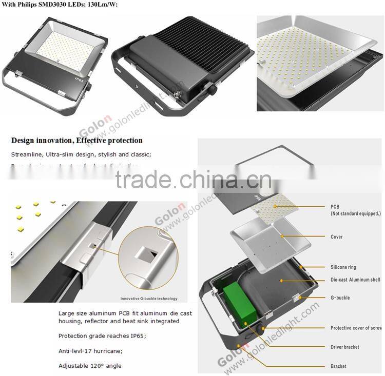 2016 NEW LED flood lights 150 watt slim aluminum die casting design 5 years warranty