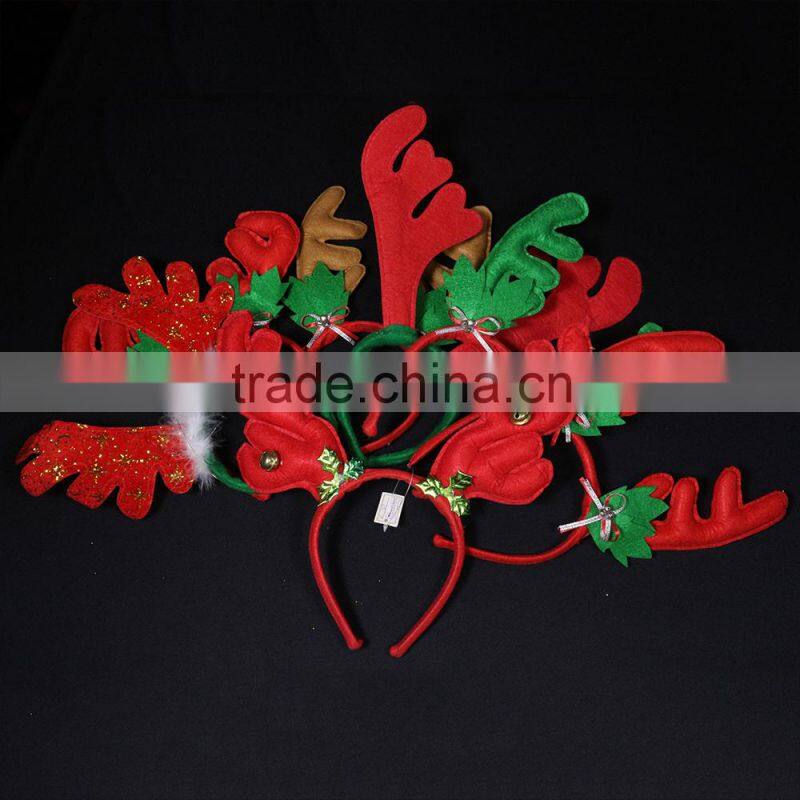 China headband manufacturer latest headband designs christmas reindeer headband