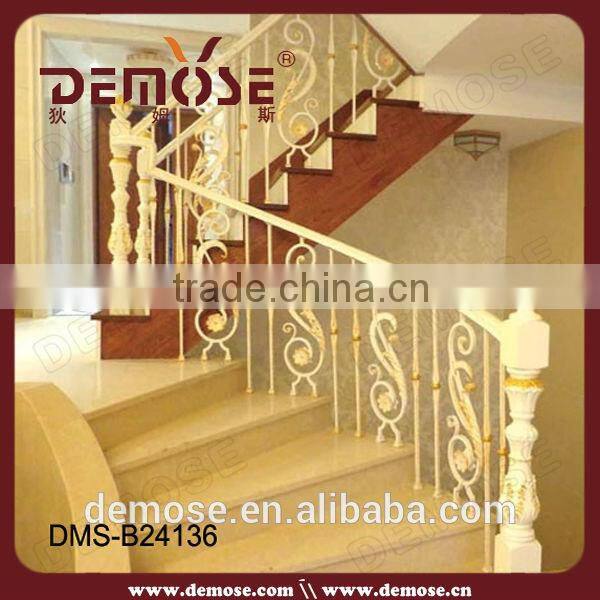 antique interior wrought iron stair railings for villa