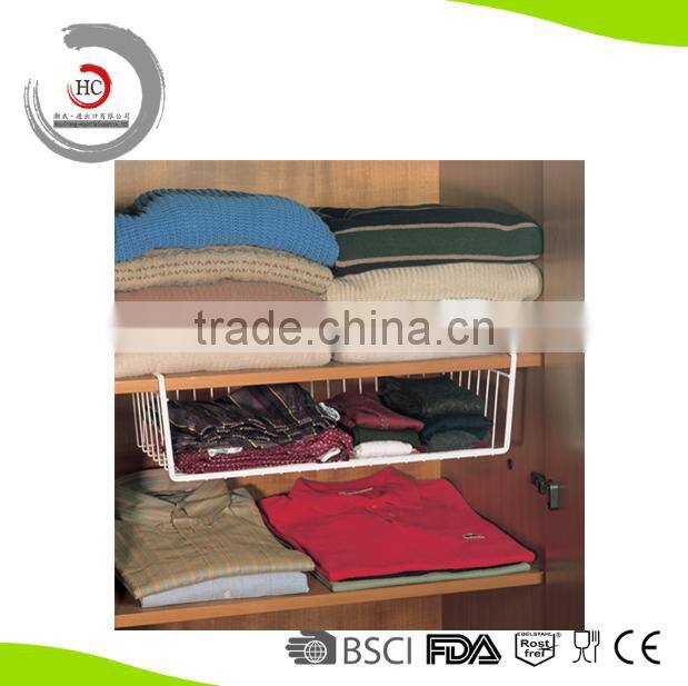 Ingenious under shelf basket storage basket wardrobe basket HC-WB4