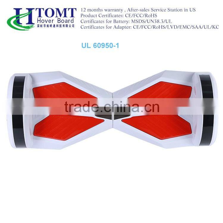 8 inch bluetooth speaker/LED light/remote controller 2 wheel self balancing electric scooter