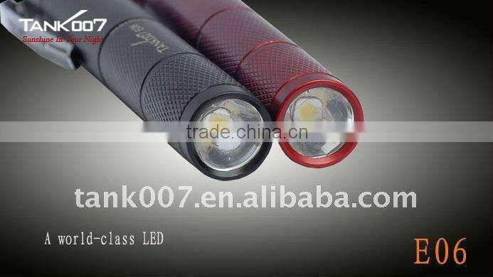 Promotional Flashlight 1led Emergency Torch Light TANK007 E06