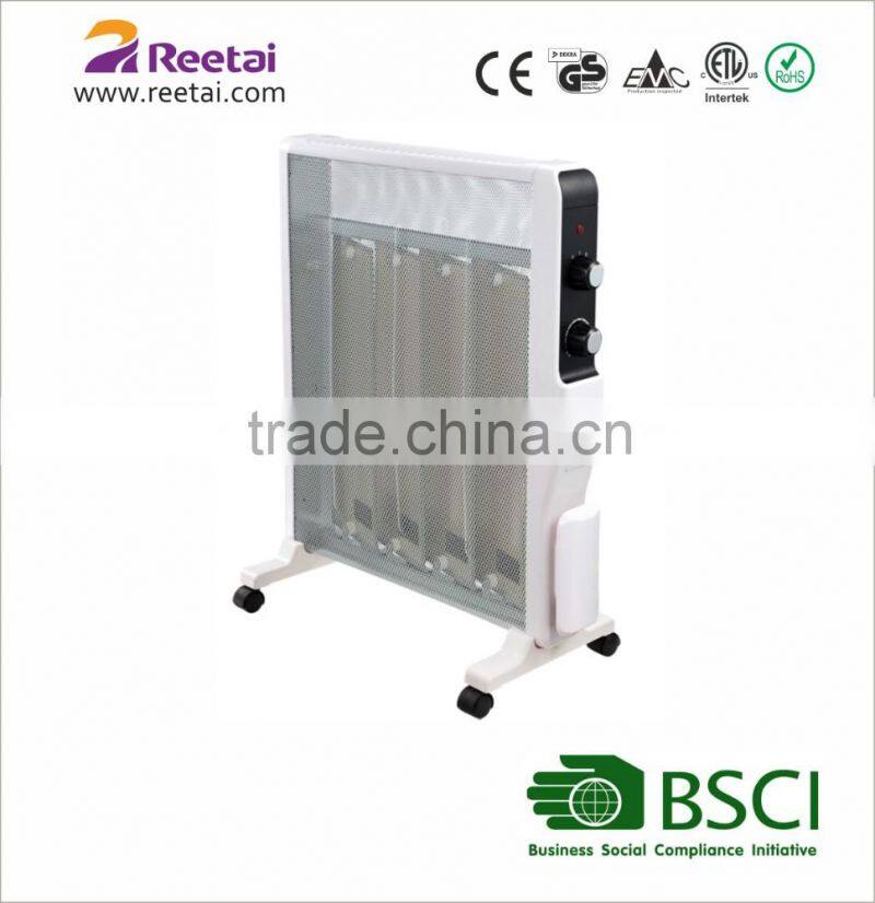 2015 New Portable radiant heater with IP24,tip-over switch,adjustable thermostat