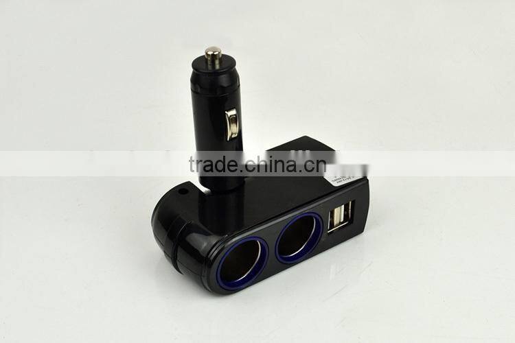 Double USB cigarette lighter