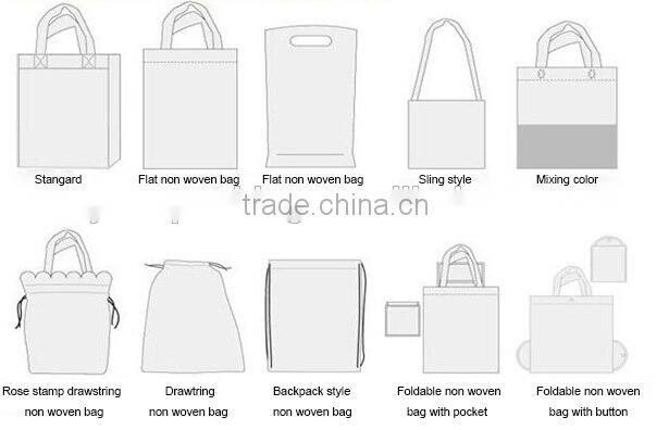 wholesale reusable shopping bag, custom non woven tote bag with zipper, new design non woven shopping bag