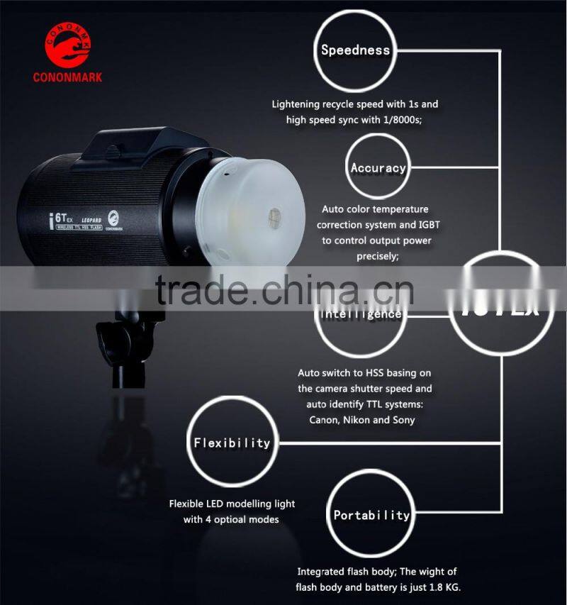 CONONMARK 600WS i6T EX photo strobe flashlight for Canon