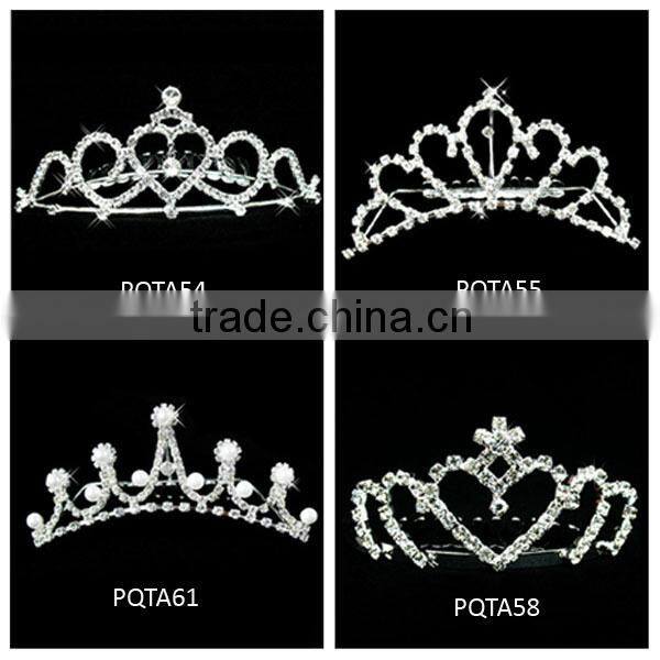 wholesale rhinestone princess crowns for wedding,engagement,party
