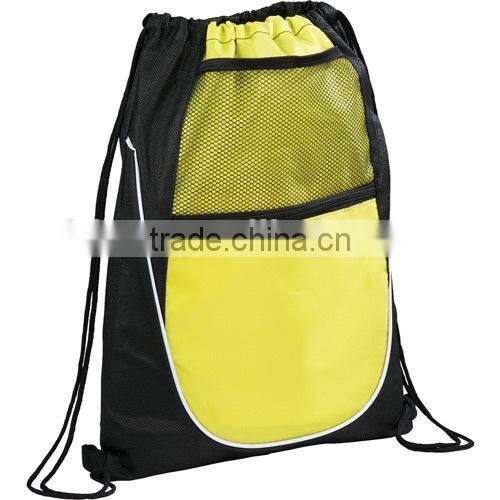 210D Polyester Drawstring Cinch Backpack