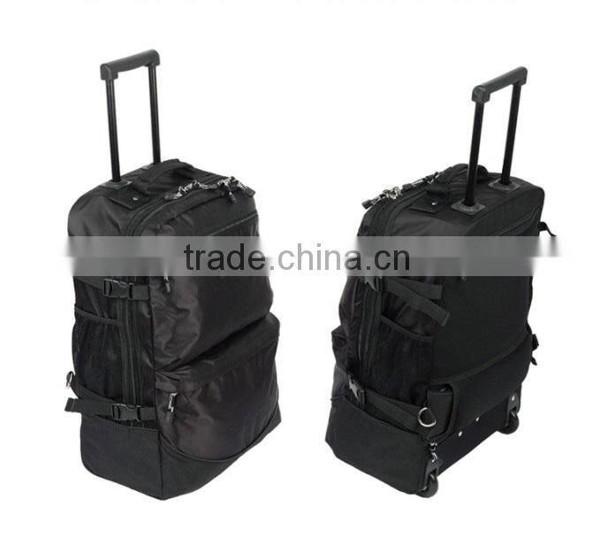 Polyester waterproof trolley travel bag wholesale