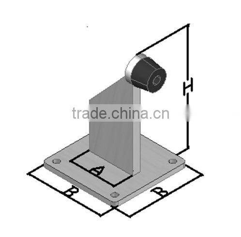white galvanized sliding gate stopper sliding door stopper