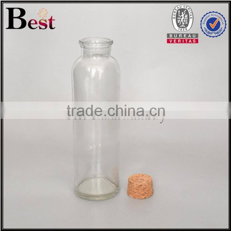 300ml tube bottle tube bottle with cork tube glass bottle