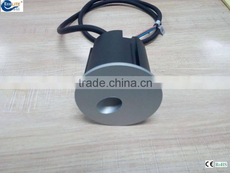 2016 round sand blasted glass surface mounted outdoor led stair wall light