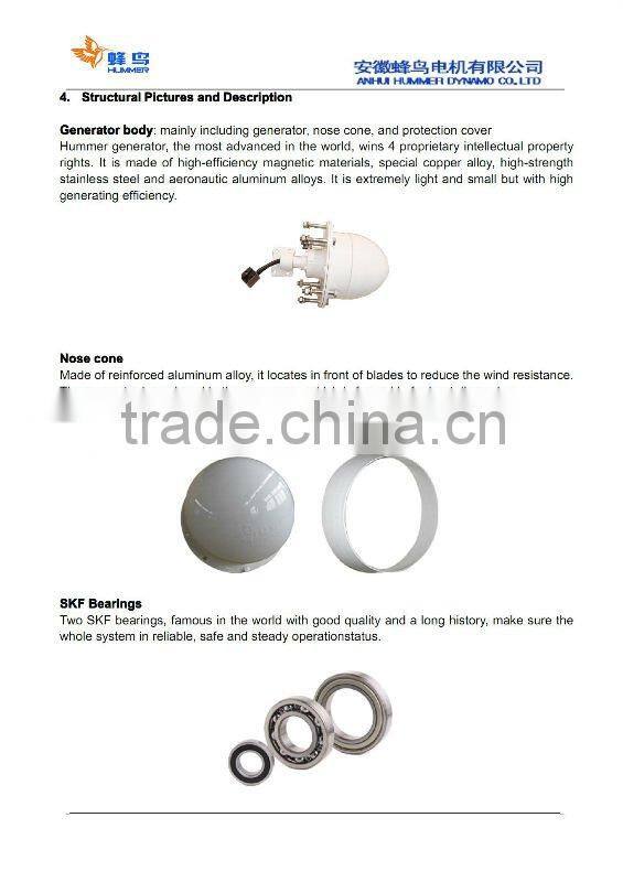 Alibaba recommed 500w power generator dynamo alternative energy small windmill dynamo all over the world