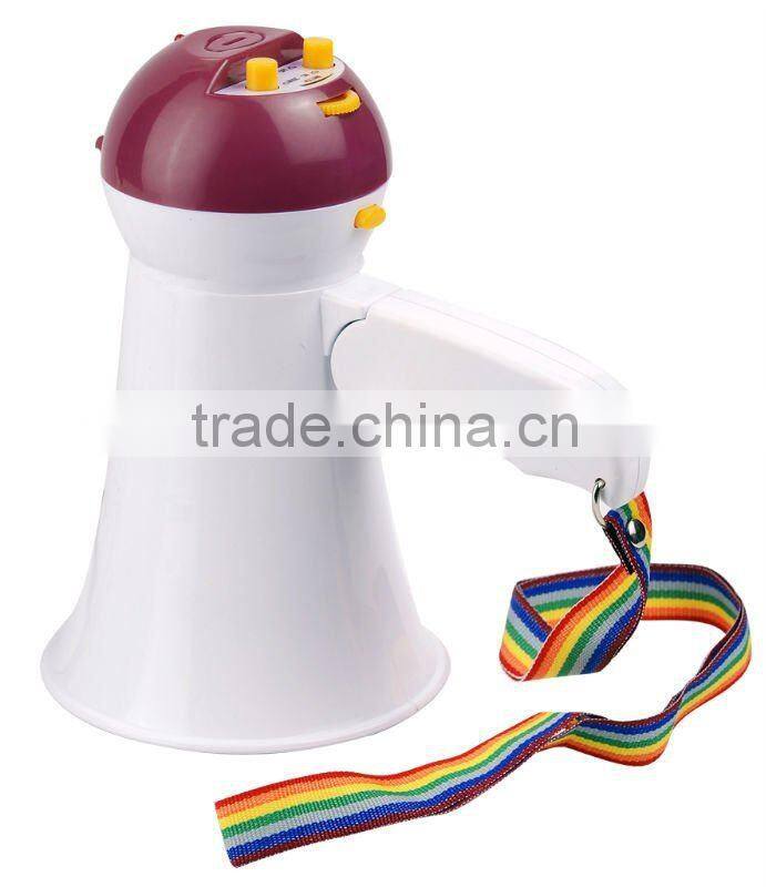 ABS Dry cell controlled Pocket-size loudspeaker with recording