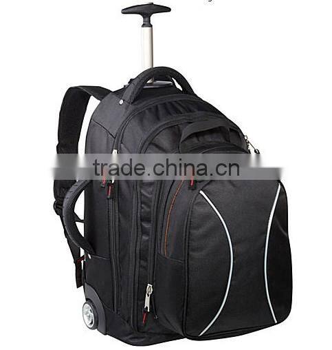 2015 new design large capacity outdoor multifunctional wheeled backpack