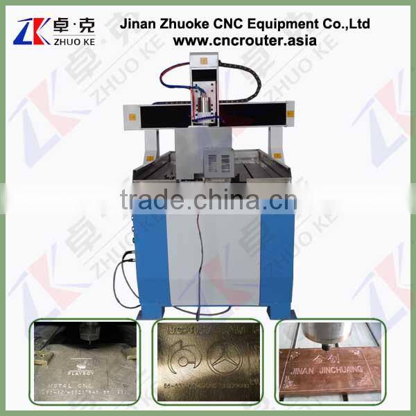 best price 4 axis double chuck cnc router metal engraver