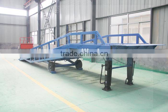 10 ton hydraulic container lift mobile loading dock ramp