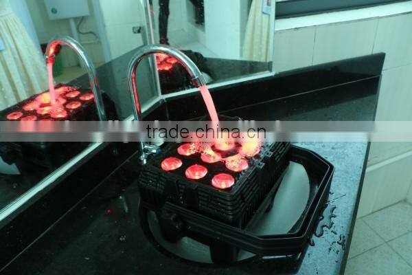 Rechargeable battery power IP65 12pcs 6in1 Wireless dmx outdoor waterproof led par light