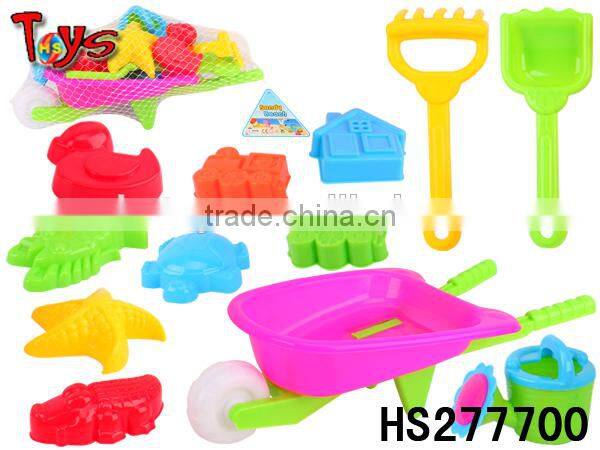 9PCS fun plastic castle model