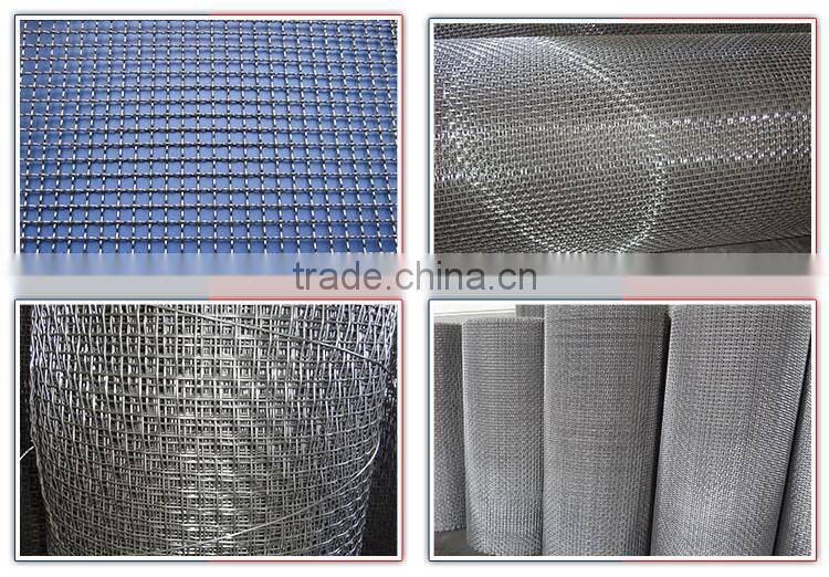 Architectural crimped wire mesh netting
