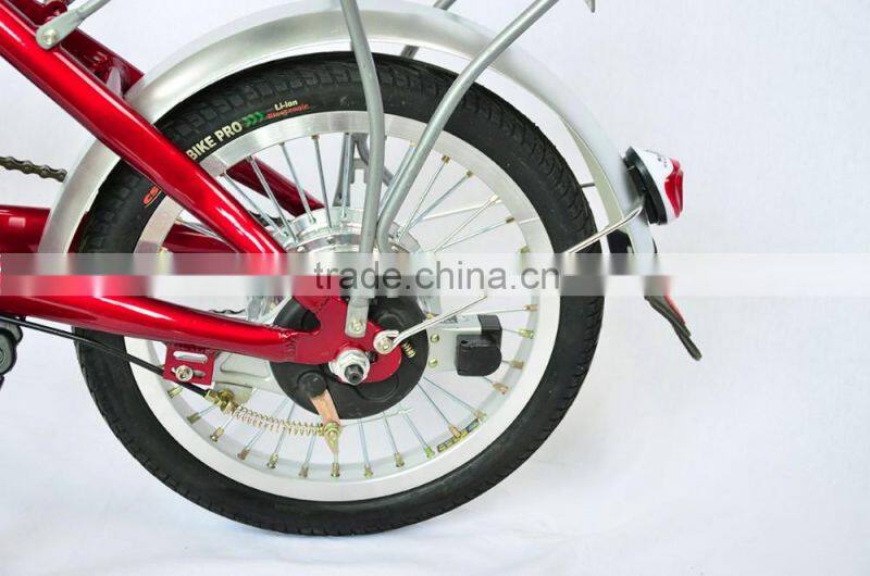 48V 16inch folding electric bike motor electric bicycle with lithium