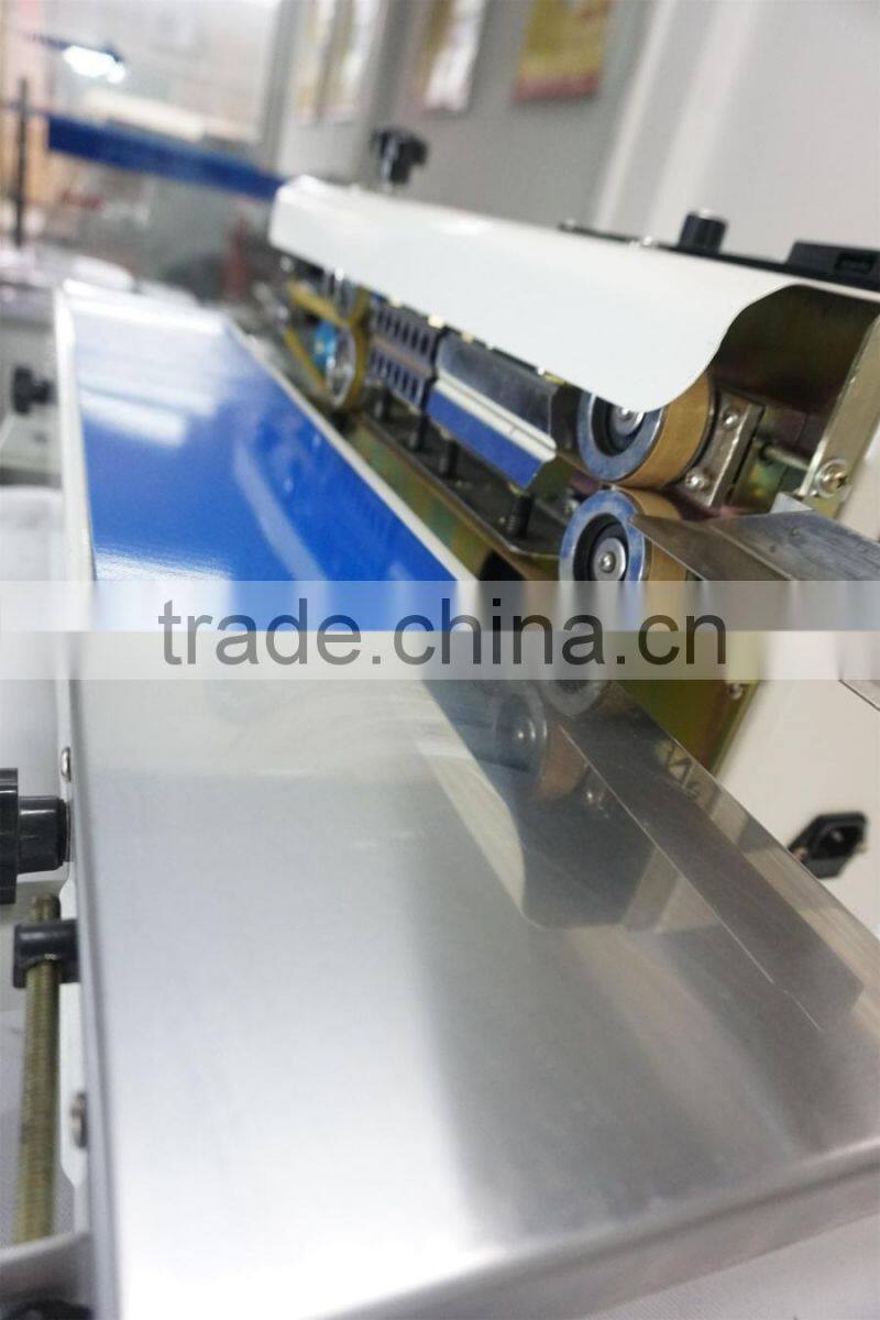 DBF-1000G continuous sealing machine with gas