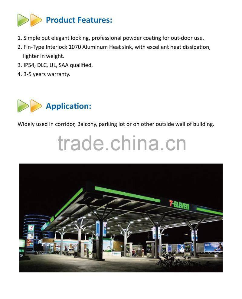 DLC UL Approval 75W LED Canopy Light