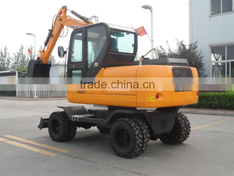 excavator machine with spare parts,new wheel excavator