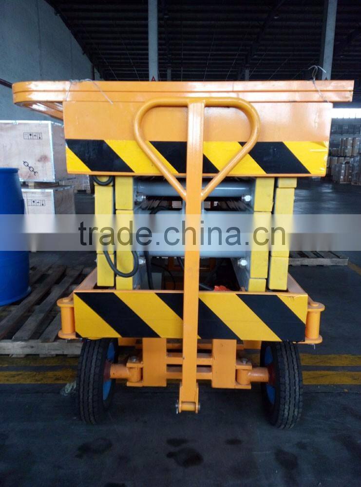 VHSL0.5-7 7m hydraulic scissor lift max. 500kg loading capacity
