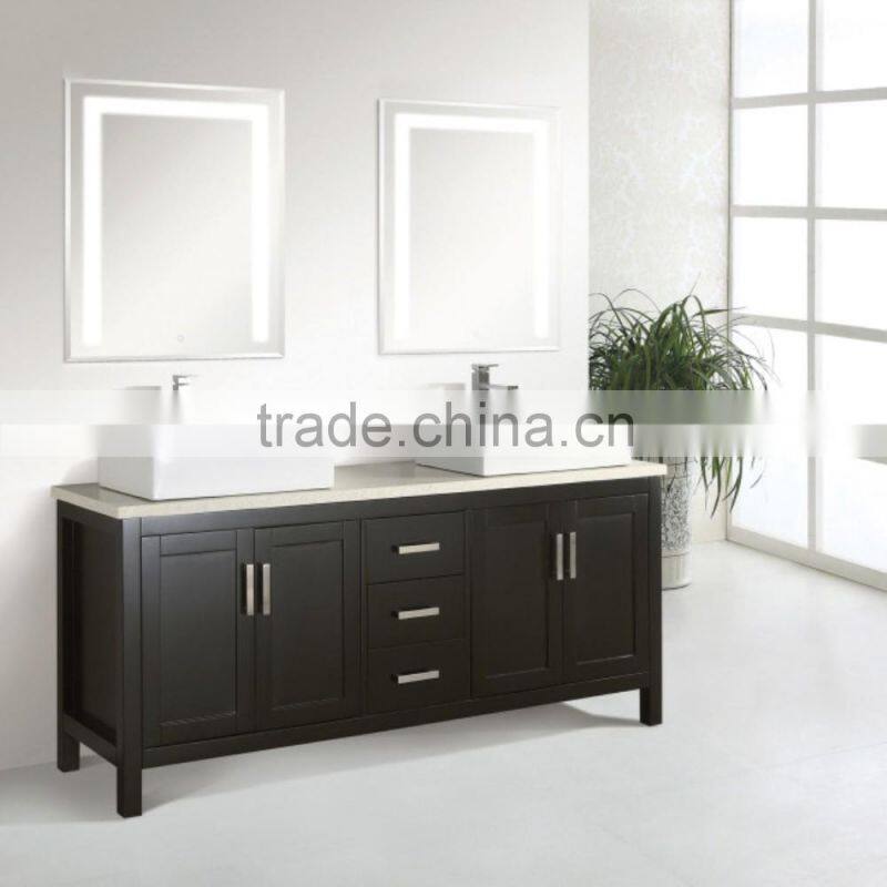 2016 Oak Wood Bathroom Furniture Design