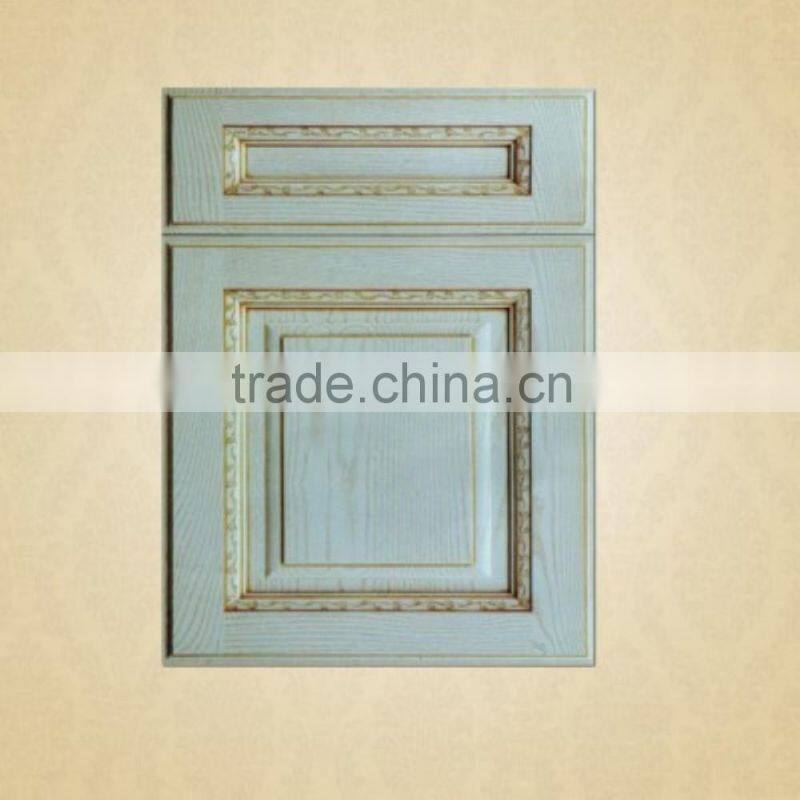 Wood Veneer Kitchen Cabinet Doors in Matt Surface