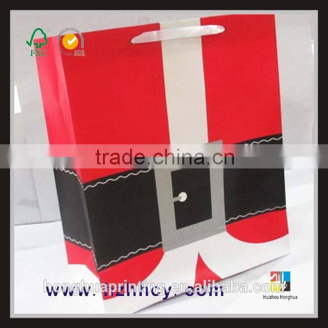 luxury design gift paper bag with handle