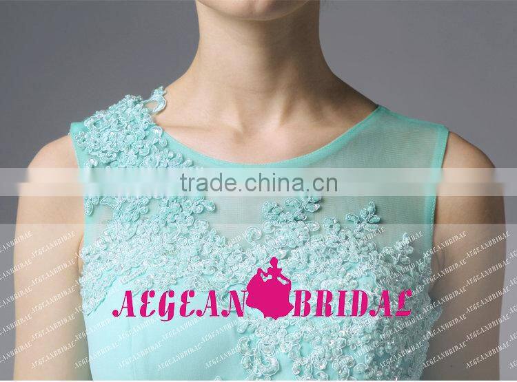 K123 2015 Real Sample Top Quality Chiffon Evening Dress with Long Train