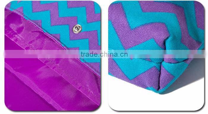 wholesale promotional 600D make up cosmetic lutch bag with button