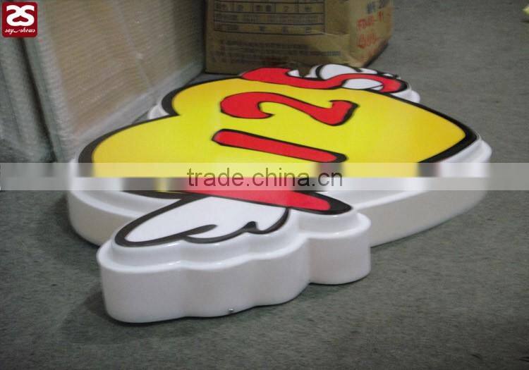 outdoor advertising led vacuum form light boxes
