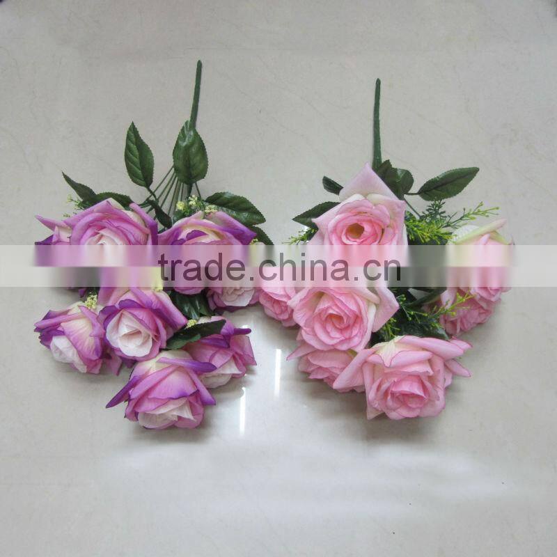 cheap wholesale artificial rose plastic flower