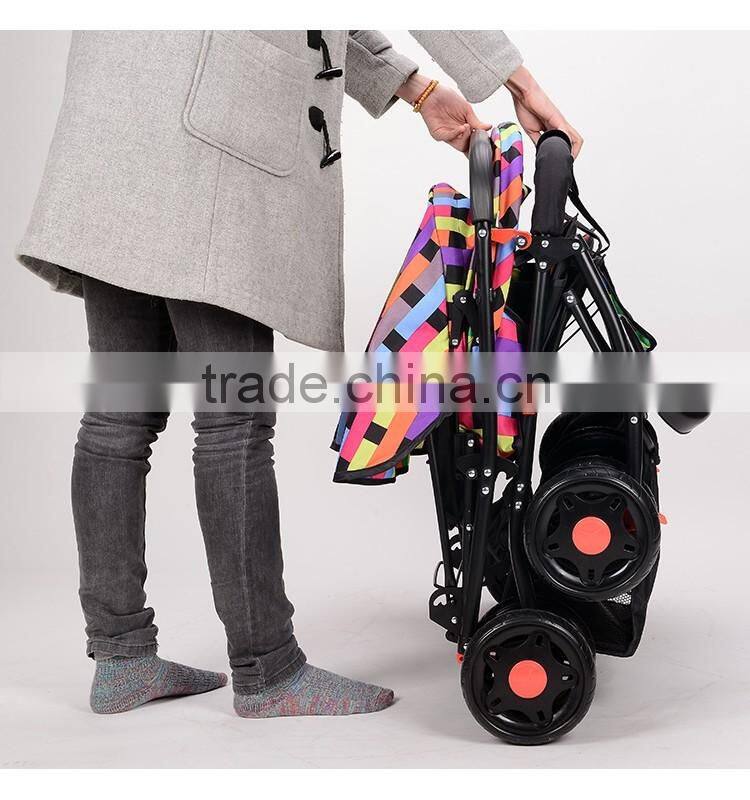 European Market Top Quality Twins Baby Stroller|Baby Carriage with Bidirectional Handle