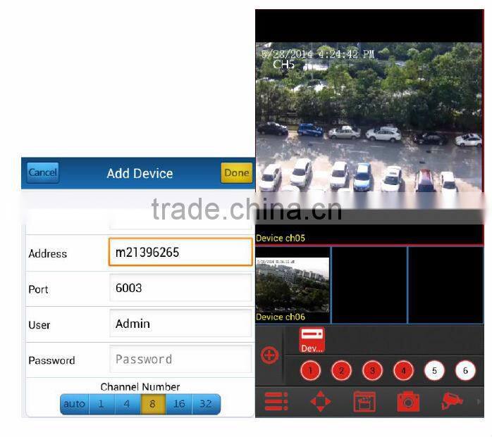 P2P 3G WiFi H.264 DVR Full HD 1080P NVR hybrid DVR Security System manufacturer
