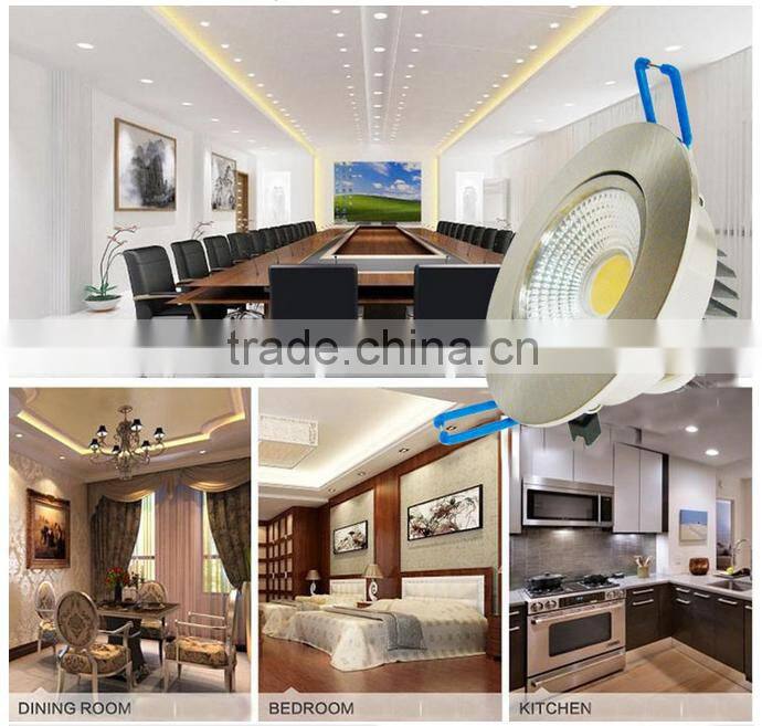 AC85-265V isolated current constant 5w cob led downlight