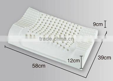 Natural latex pillow with hole